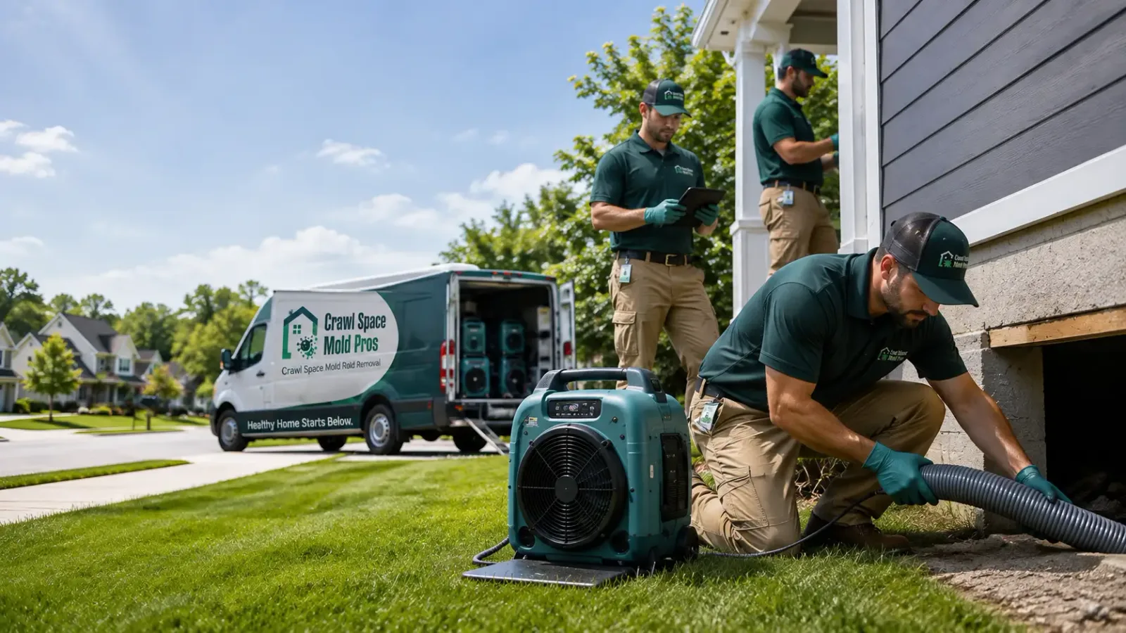 Crawl Space Mold Removal in Defiance, IA